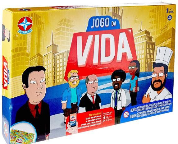 Jogo de Tabuleiro Jogo da Vida - Estrela