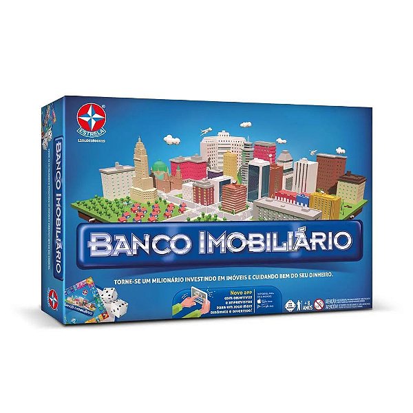 Jogos de Tabuleiro Banco Imobiliário Estrela