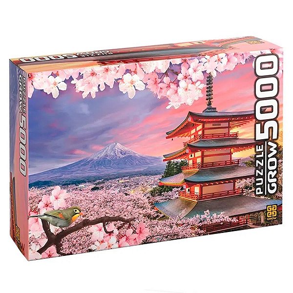 Quebra Cabeça Puzzle 5000 Peças Monte Fuji Grow