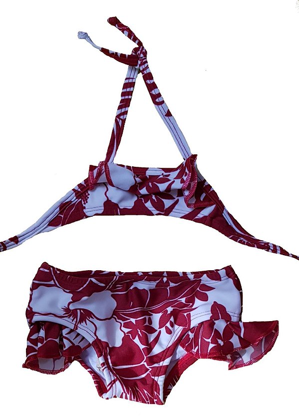 Biquíni Infantil Vermelho