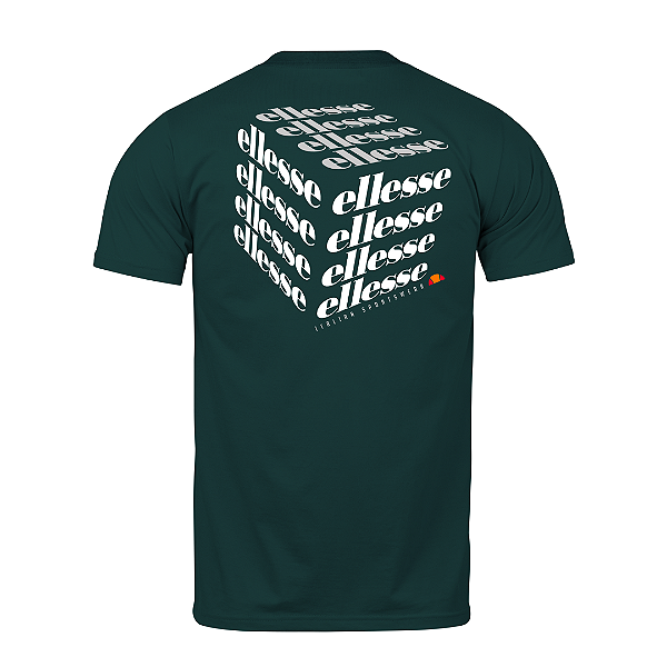 Camiseta Ellesse Logo Cube Verde