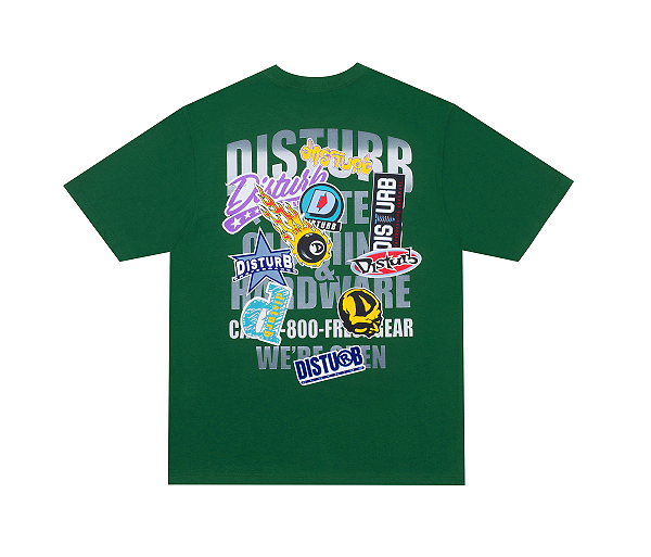 Camiseta Disturb Fresh Gear Verde