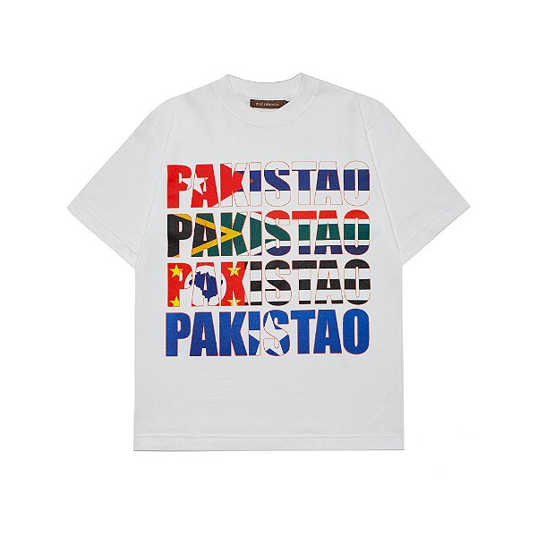 Camiseta Mad Enlatados Pakistão Branca