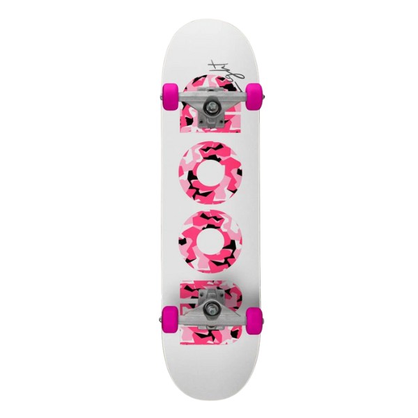 Skate Iniciante Wood Light 8.0" - Army Pink