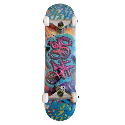 Skate Iniciante Wood Light 8.0" - Street Art Bora