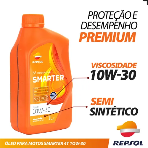 Óleo Repsol 4T Smarter Semi-Sintético10w30