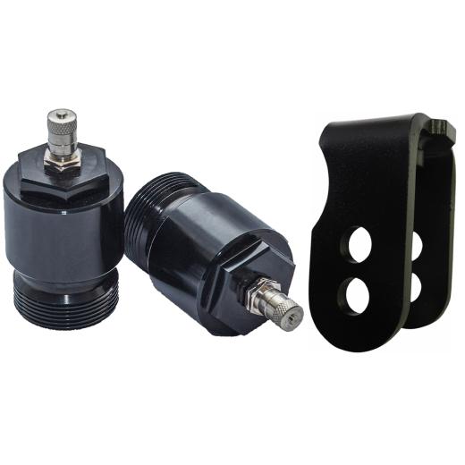 Kit Alongador Suspensão Diant/Tras. Crf 230 - Xr 200 Com Alívio de Ar Amx Preto
