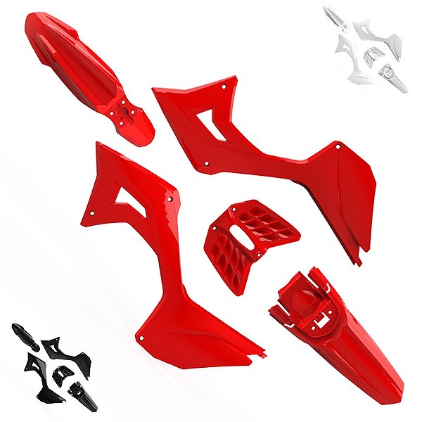 Kit de Plásticos Alligator Crf 250 f Anker