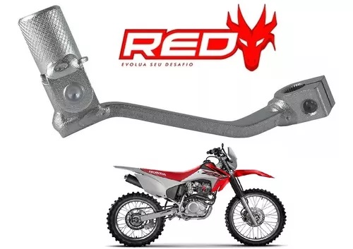 Pedal de Câmbio Crf 230 Aço Red Dragon