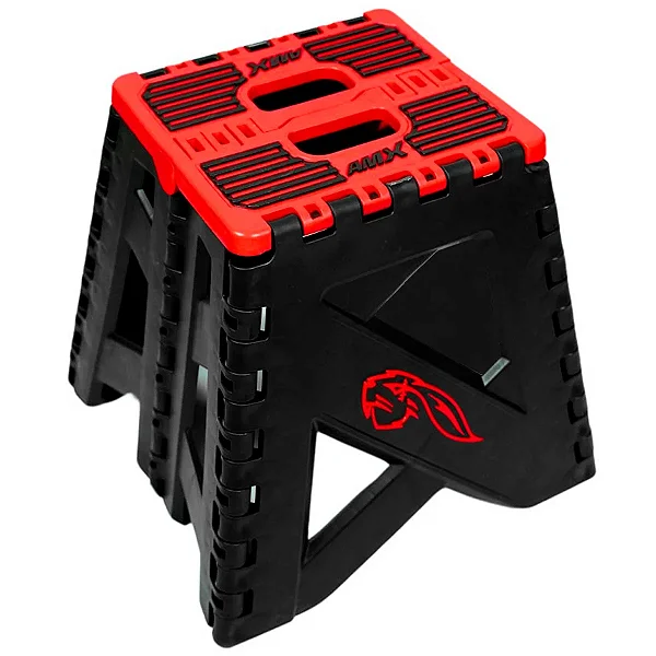 Cavalete Dobrável Amx Universal Preto/Vermelho