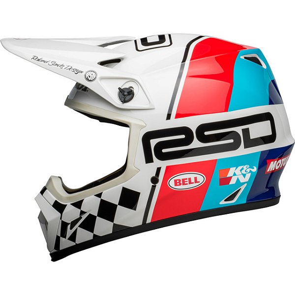 Capacete Bell Mx9 Rsd The Rally Gloss C/Proteção Mips