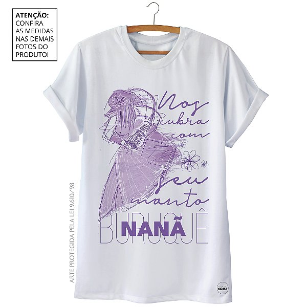 Camiseta Nanã Buruquê - Coleção Reza em Ponto