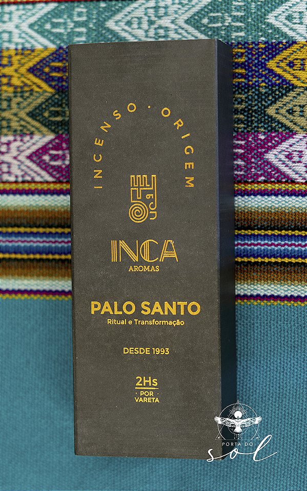 Incenso Natural de Palo Santo - Inca Aromas - 9 Varetas