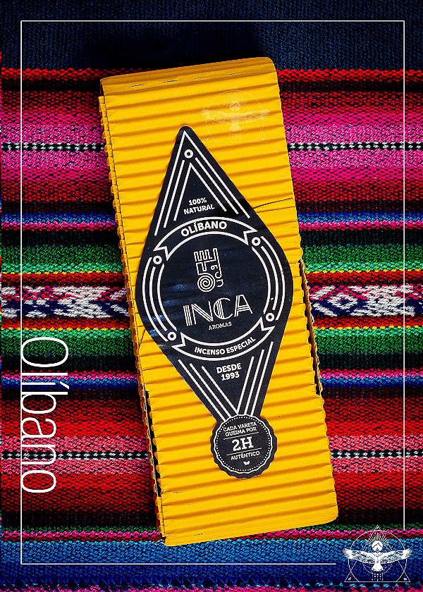 Incenso Natural de Olíbano - Inca Aromas