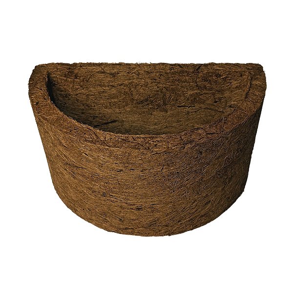 Vaso de Parede De Fibra de Coco 03 Médio 21x11cm