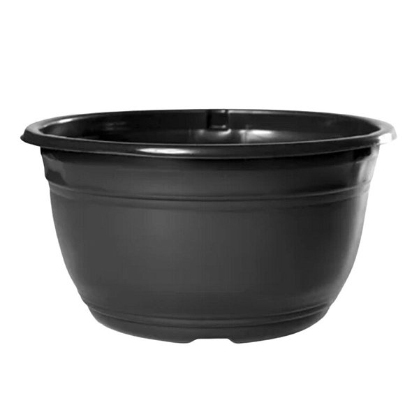 Vaso Cuia Clássica NC 22 Preto Para Cultivo e Produção 2,9 Litros de Plástico - Nutriplan