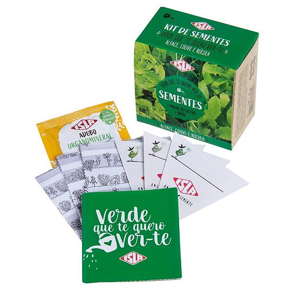 Kit de Sementes Verde Que te Quero Ver Te - Isla