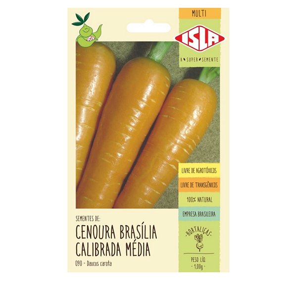 Semente Multi Cenoura Alvorada Calib M - Isla