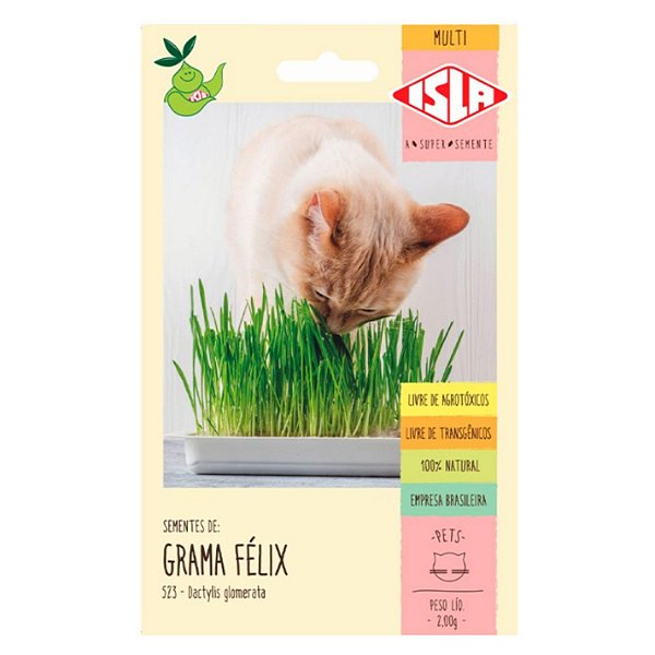 Sachet Sementes Grama Para Gato 2g - Felix Isla