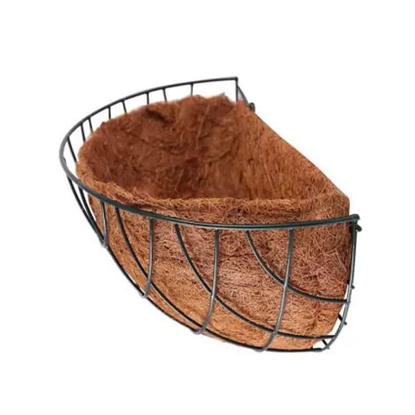Vaso De Parede de Fibra de Coco 25cm - Top Garden