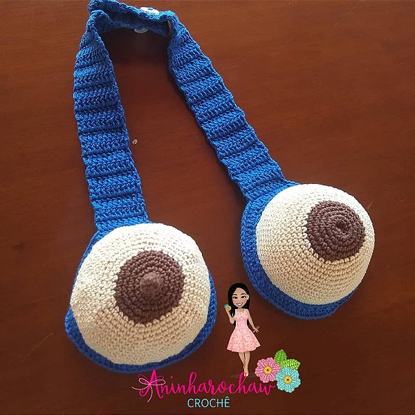 Colar De Mamas Em Crochê Uma Mama Com Ingurgitamento!