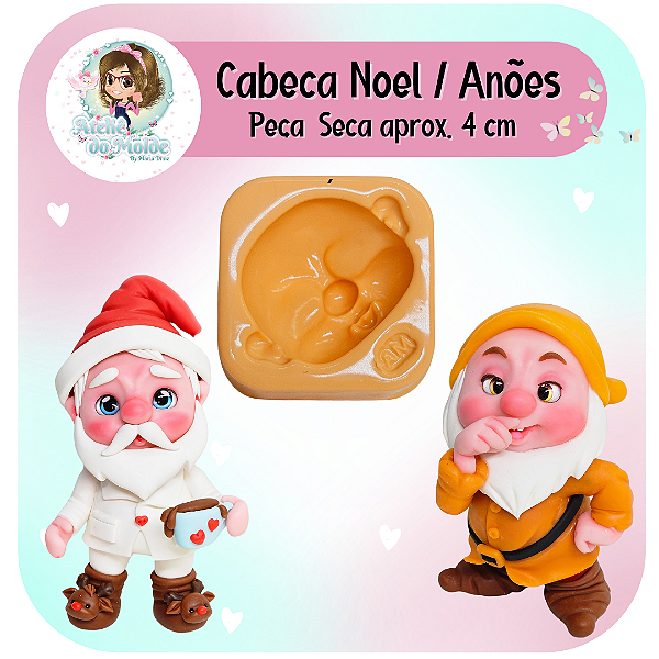 Cabeça Noel / Anões