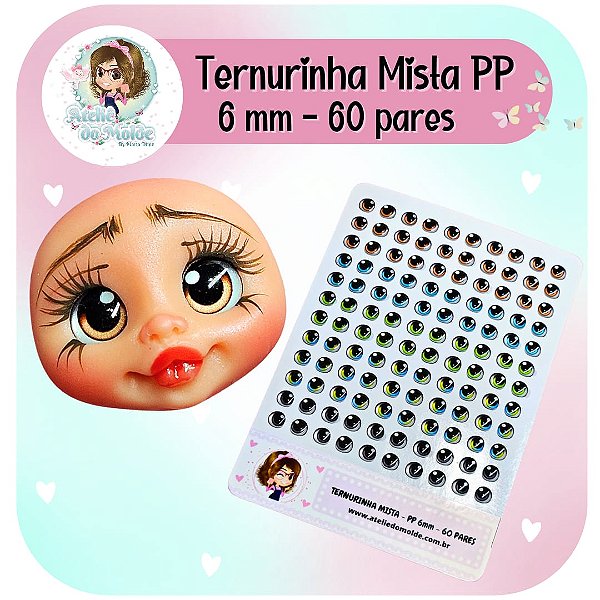 Olhos Resinados Ternurinha Mista - PP