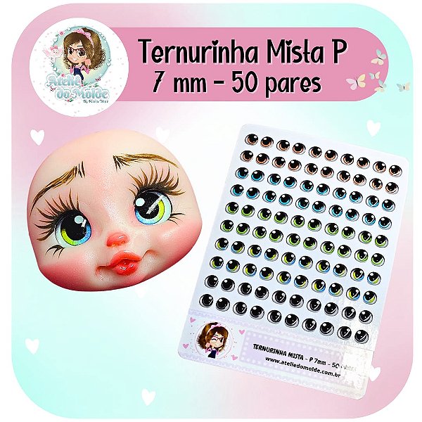 Olhos Resinados Meiguinho Mista - P