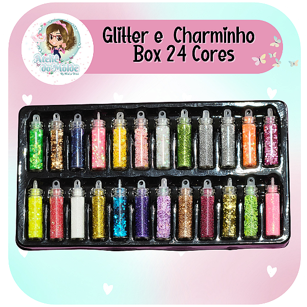 Glitter e Charminho - Box 24 cores