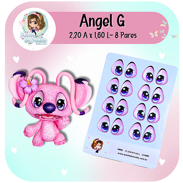 Olhos Resinados Angel - G