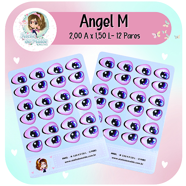 Olhos Resinados Angel - M