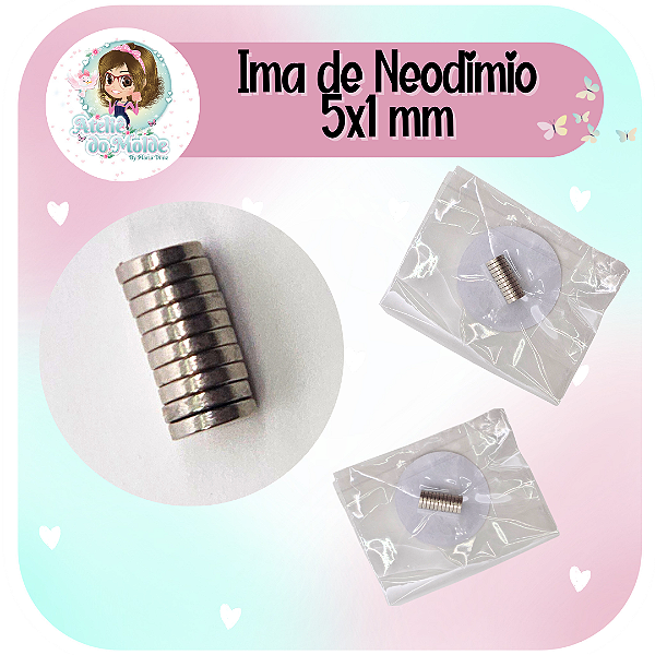 Imã de Neodimio 5x1mm