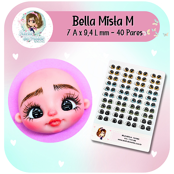 Olhos Resinados Bella Mista - M