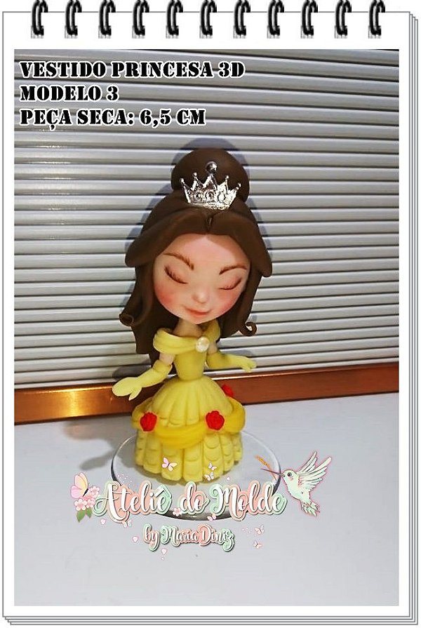 Vestido de Princesas 3D modelo 3
