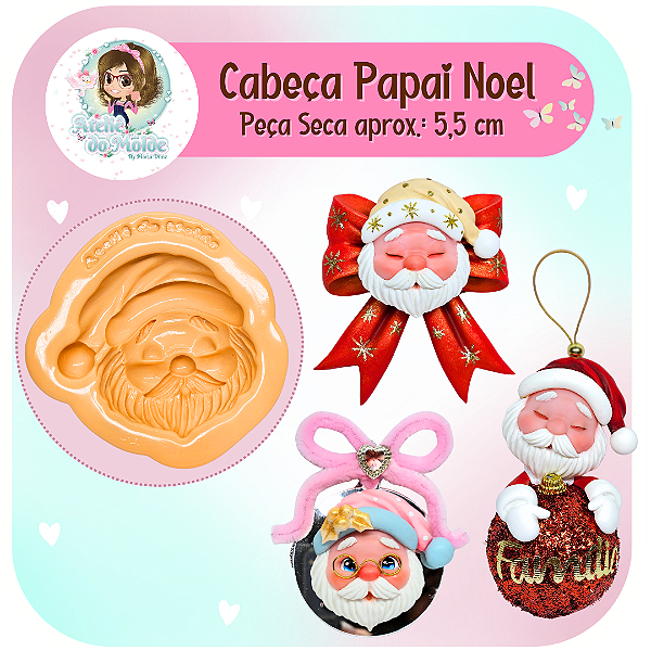 Cabeça Papai Noel