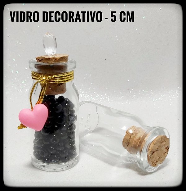 Vidro Decorativo - 5cm