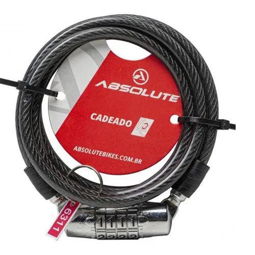 CADEADO 1,0MX6MM ESPIRAL, SEGREDO, PTO