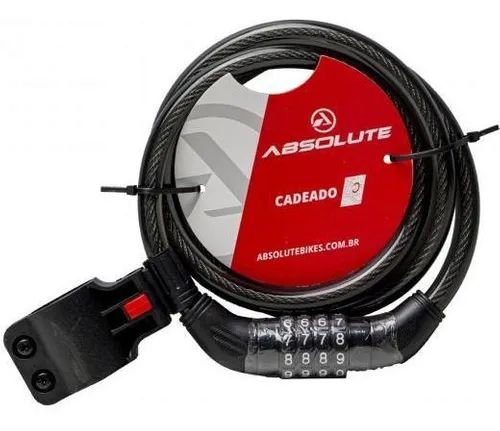 CADEADO 80CMX12MM ESPIRAL, SEGREDO, PTO