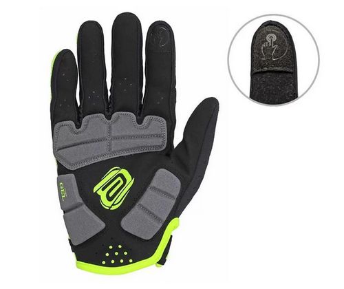 LUVA ASW ACTIVE AMARELO FLUO PRETO M