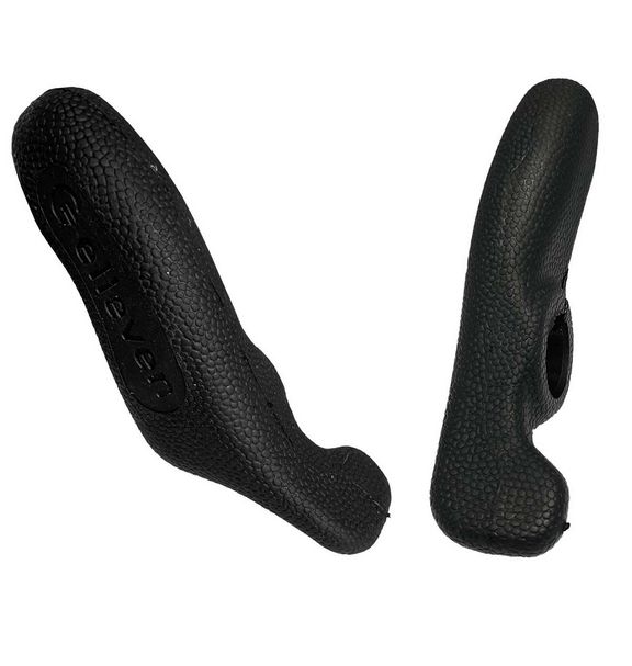 BAR END PLASTICO PRETO ELLEVEN