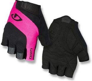 LUVA FEM. GIRO TESSA PTO./ROSA TAM. M