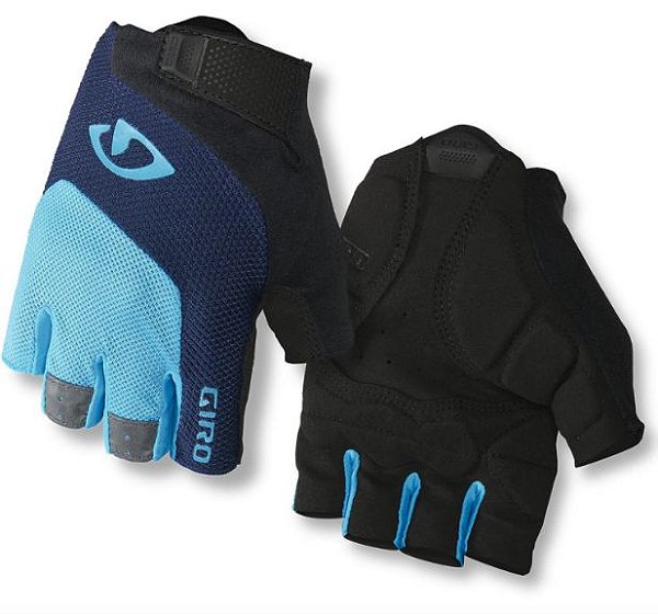 LUVA GIRO BRAVO GEL AZUL/PTO. TAM. G