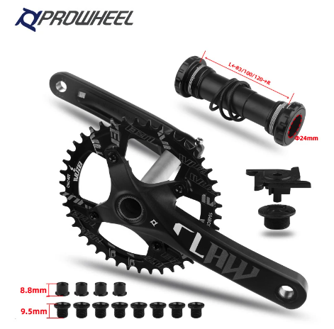 Pedivela 32t  para fat bike 170mm corora 34t/ central bb120mm