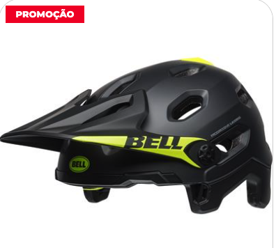 CAPACETE BELL SUPER DH PTO., M