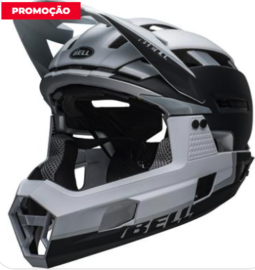 CAPACETE BELL SUPER AIR R PTO/BCO, M