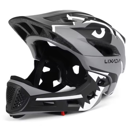 CAPACETE FULL FACE INFANTIL PRETO