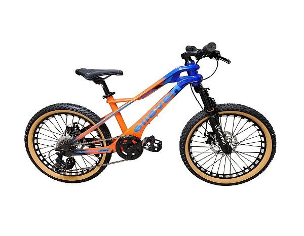 BICICLETA INFANTIL ARO 20 AZUL/LARANJA MAGNESIO