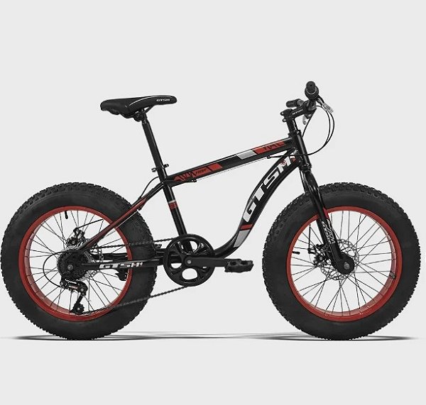 Bicicleta GTS aro 20 Fat 7V