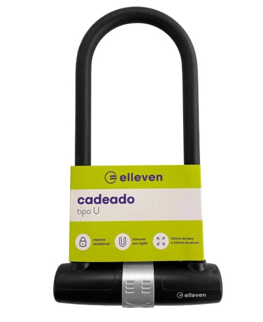 CADEADO TIPO U 170X320MM PR ELLEV