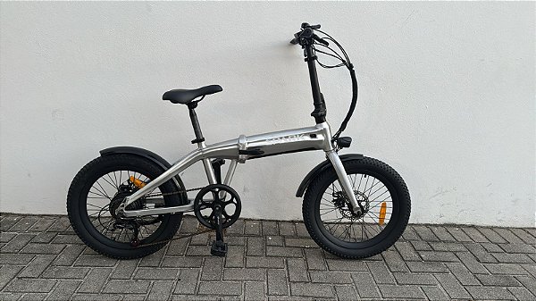 BICICLETA ELETRICA SPARK01 PRATA SEMINOVA